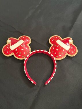 Festive Christmas Mickey Ear Headband